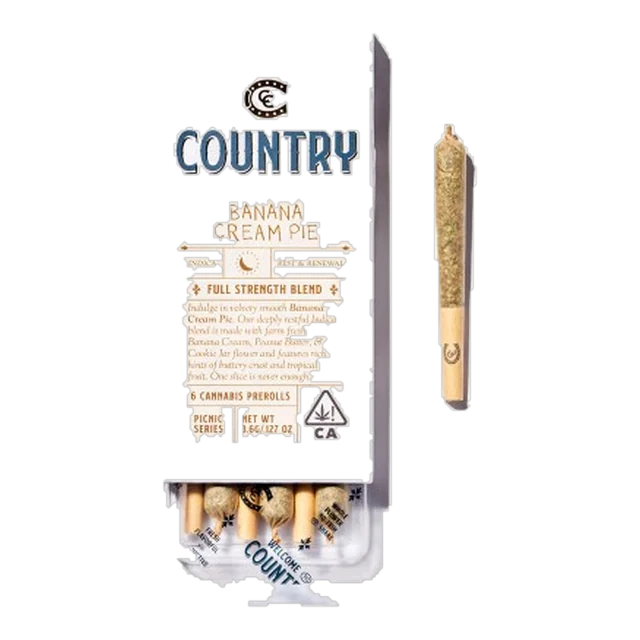 Ultra Premium Flower - Pre-roll 6pk - Banana Cream Pie