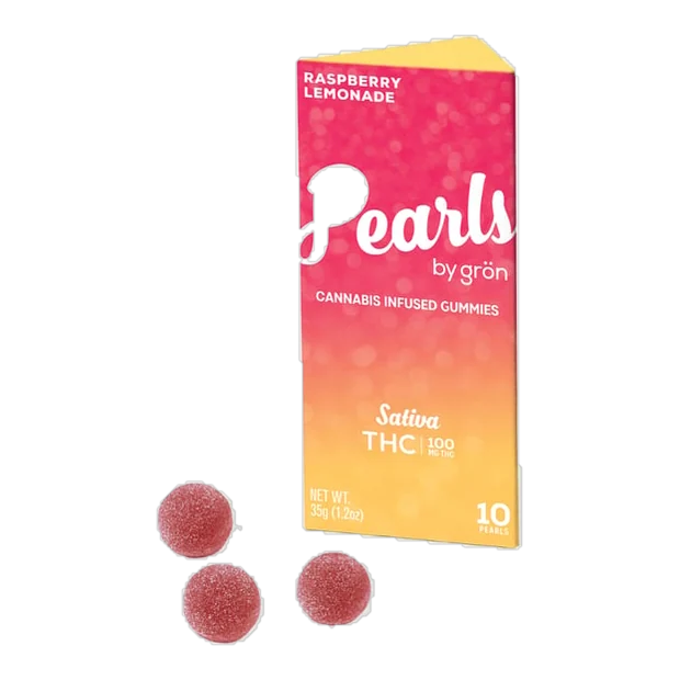 THC Raspberry Lemonade Pearls - Sativa (100mg)