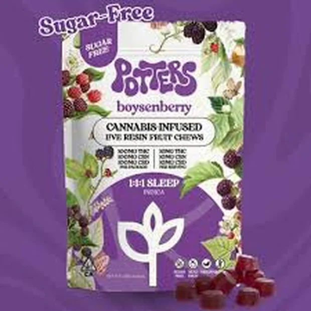 1:1:1 Boysenberry [10pk] (100mg THC/100mg CBD/100mg CBN)