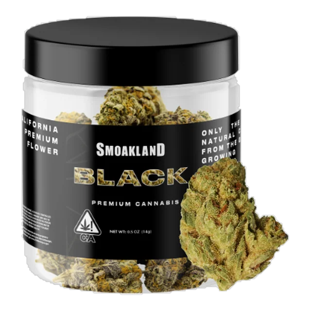 Black - Rainbow Belts (H) - 14g Jar