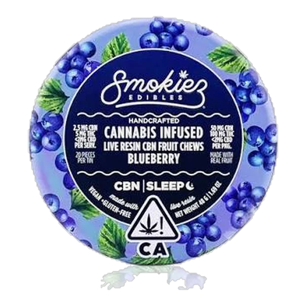 1:2 CBN Blueberry [20pk] (100mg THC/50mg CBN)