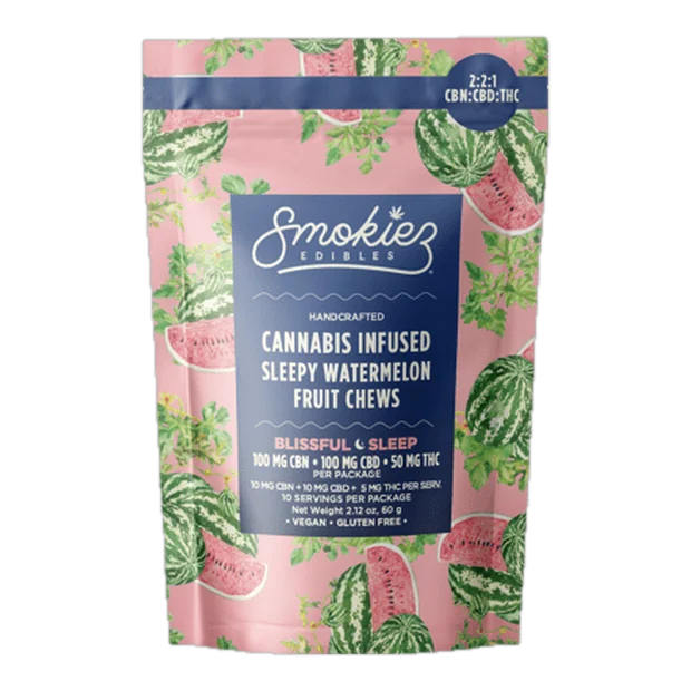 2:2:1 Sleepy Watermelon (Blissful Sleep) [10pk] (100mg CBN/100mg CBD/50mg THC)