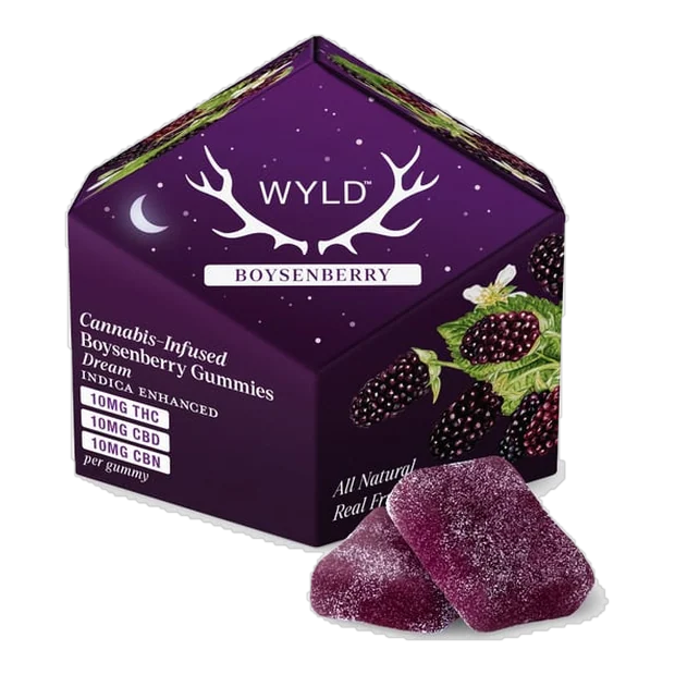 Boysenberry 1:1:1 CBD:CBN + Indica Enhanced Gummies