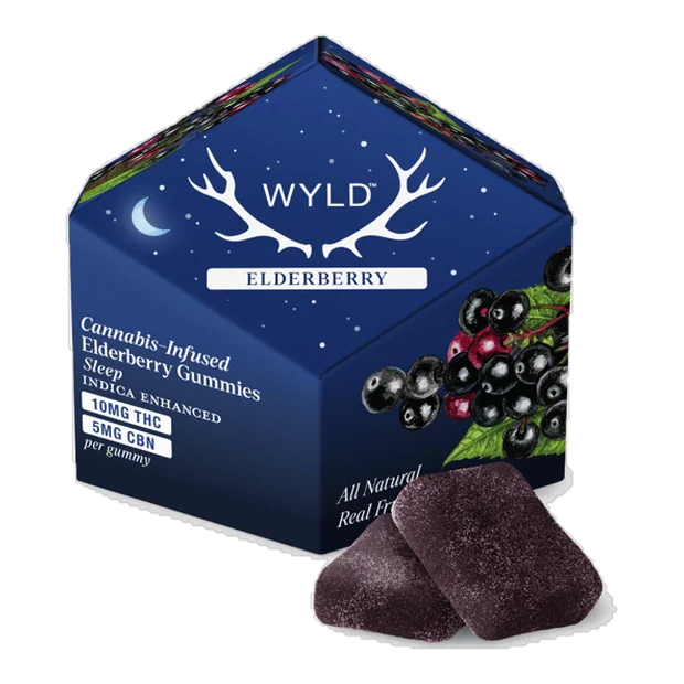 Elderberry 2:1 CBN + Indica Enhanced Gummies