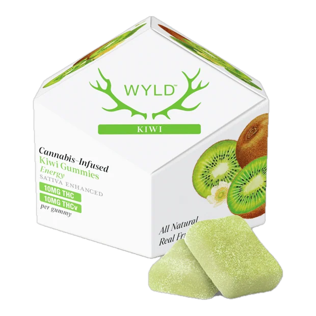 Kiwi 1:1 THCv + Sativa Enhanced Gummies