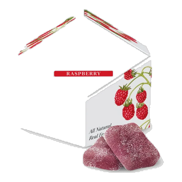 Raspberry Sativa Enhanced Gummies