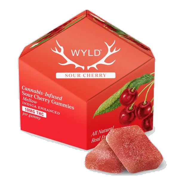 Sour Cherry Indica Enhanced Gummies